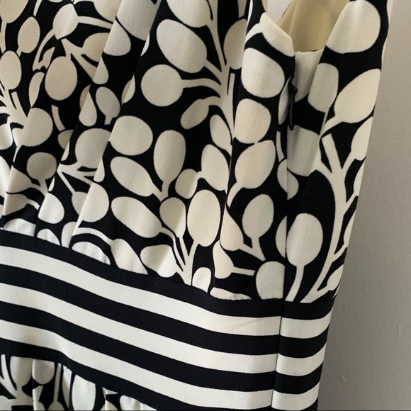 NWT Maggy London Black & White Sleveless Dress - Picture 5 of 12
